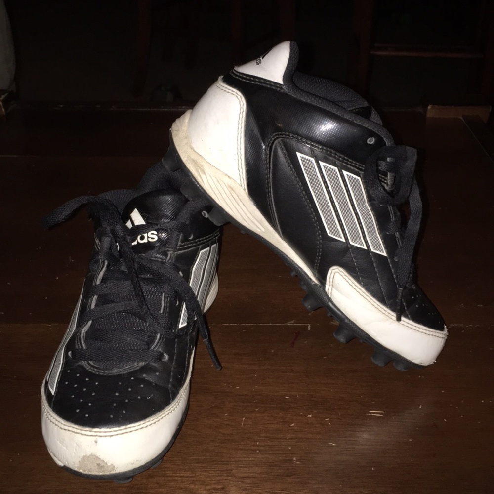 Boys Adidas baseball cleats - size 13